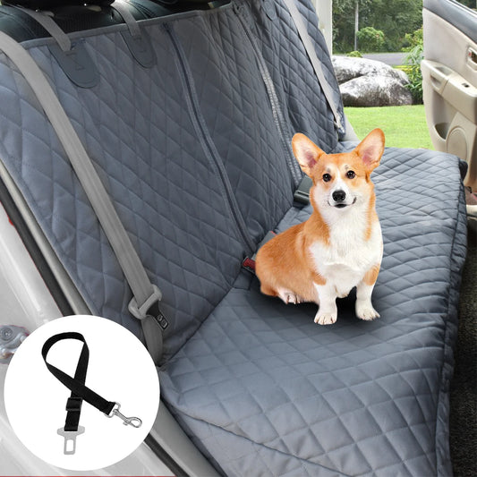 Dog Car Seat Cover 100% Waterproof Pet Carrier Car Back Seat Cover Nonslip